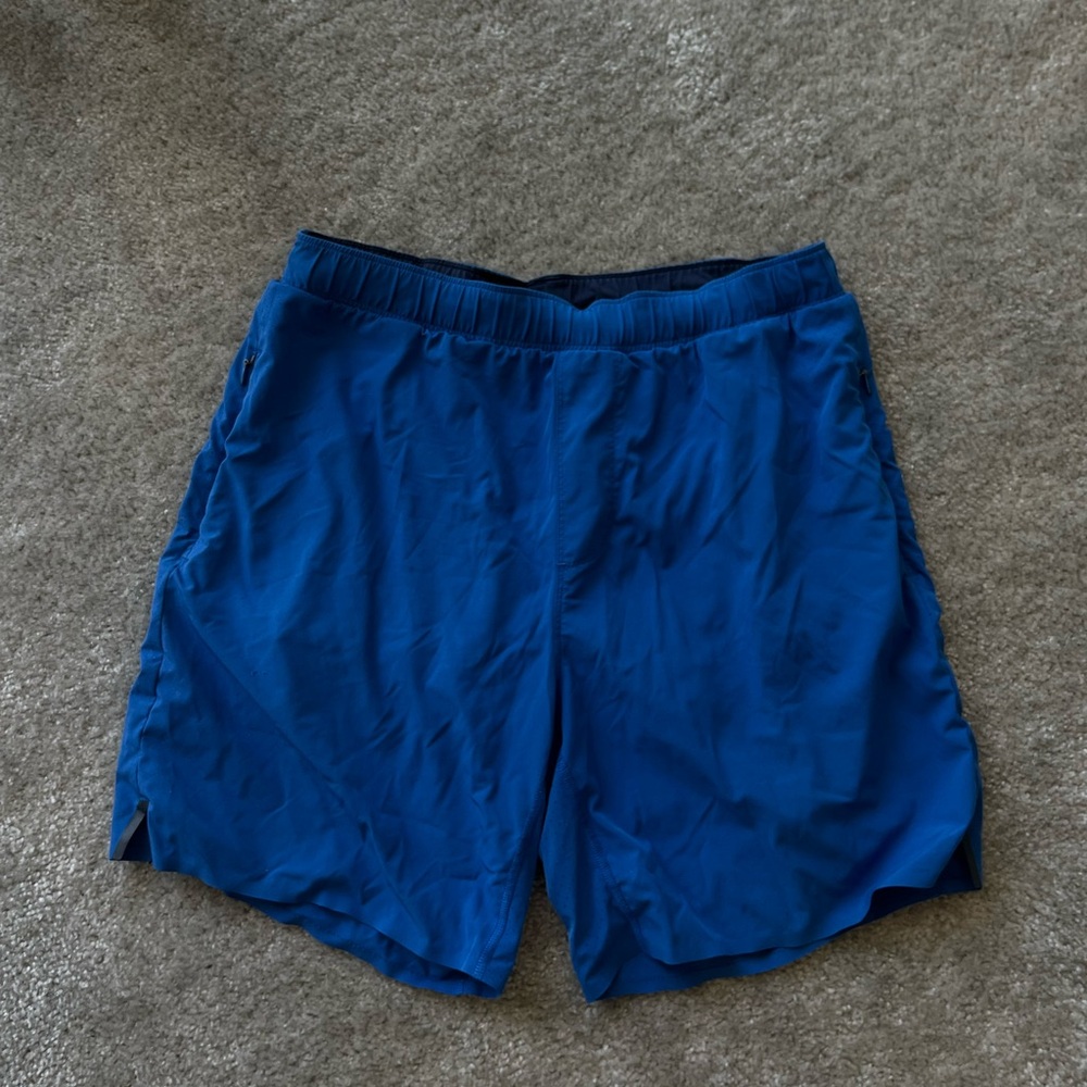 Men’s Blue RHONE athletic shorts